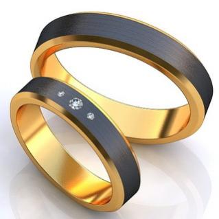 Обручальное кольцо с бриллиантом O463