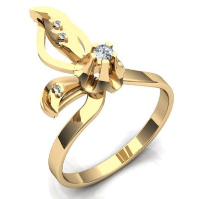 Кольцо с бриллиантами R1229