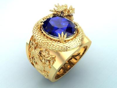 Перстень "Sovereign Flame Band" 