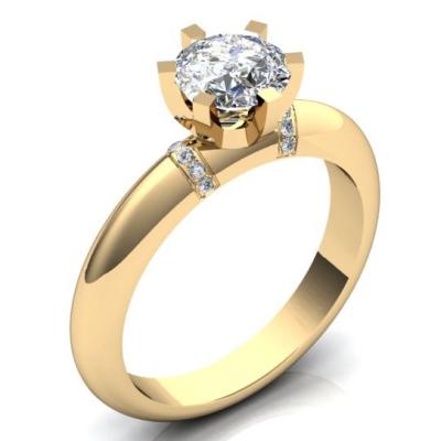 Золотое женское кольцо R1293