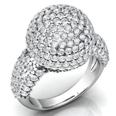 Женское кольцо "Воздушное" R1246