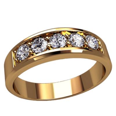 Женское золотое кольцо "Замирание" R2551