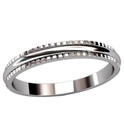 Кольцо обручальное "Бриз" R2469G