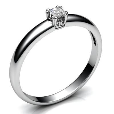 Женское кольцо с бриллиантом R890