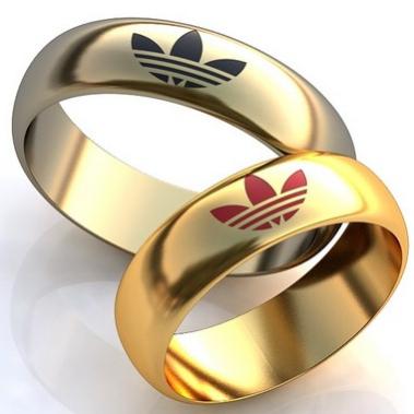 обручальное кольцо "Adidas" (Адидас) O-313