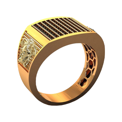 Перстень "Medusa Versace" со swarovski